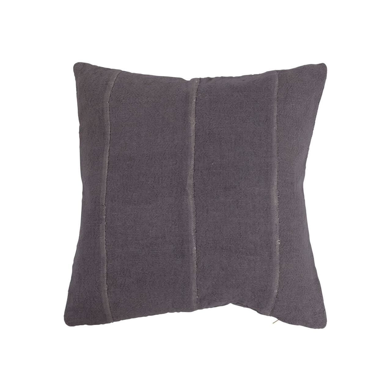 Hello Honey® Purple Cotton Pieced Mudcloth Pillow